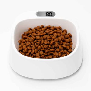 Plato de Comida para Perros con Balanza