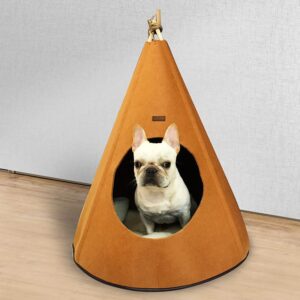 La Cama Mascota Carpa Tipi es la elección perfecta para brindar a tu mascota un espacio cómodo y elegante para descansar. Diseñada con un estilo moderno y funcional, esta cama tipo tipi combina materiales de alta calidad y un diseño atractivo para ofrecer el máximo confort y estilo. Con su estructura robusta y su base antideslizante, asegura que tu mascota disfrute de un descanso seguro y placentero.