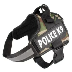 Arnes para Perro K9 Camuflaje Verde
