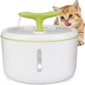 Dispensador de agua para gatos Brote de Soja 2.0,  para Gatos y Perros tiene una capacidad de agua para mascotas de 2 litros, es muy adecuada para mascotas pequeñas y medianas. El sistema circulatorio ayuda a proporcionar agua sana e higiénica para tus mascotas queridas todo el día.