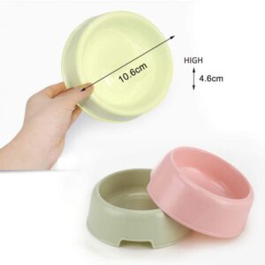 Ofertas 8 Platitos para Perro de Plástico es una plato pequeño de 13 centimetros de diámetro, ideal para mascotas pequeñas, gatitos o perritos. Podrás encontrarlos en los siguientes colores: rosa, azul y verde: capacidad para hasta 300 grs comida seca.