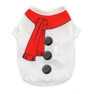 Ropa Navidad Estampada con Botón y Bufanda