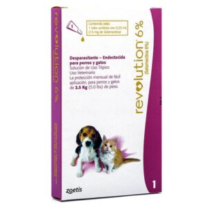 Antiparasitarios 7 Revolution Puppy & Kitten 6% Pipeta