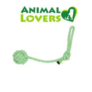 Ofertas Perros 14 El Juguete para Perro de Cuerda es el accesorio ideal para mantener a tu mascota entretenida y activa. Diseñado para soportar juegos intensos y fomentar el ejercicio, este juguete versátil combina una cuerda resistente con una pelota, ofreciendo múltiples formas de juego. Con su color vibrante y diseño robusto, el Juguete para Perro de Cuerda es una excelente elección para proporcionar diversión y bienestar a tu perro.