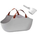 areneros-para-gatos-portátil-con-asa-gris Areneros para Gatos Portátil con asa de color gris está diseñado para ofrecer la máxima conveniencia y eficacia en la gestión de la higiene felina. Con características que van desde su amplio espacio hasta su suave textura y resistencia al desgaste, este arenero se convierte en la solución ideal para satisfacer las necesidades de tus felinos, tanto en casa como en movimiento.