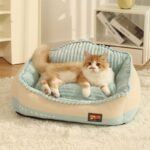 cama-sofa-s-gato Sillón para Perros Cama S suave y reversible veranos e invierno.