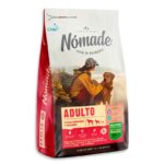 Nomade-adulto-20-kg Nomade Adulto 20 KG es un alimento premium diseñado específicamente para perros adultos de razas grandes y medianas. Este producto ha sido desarrollado por expertos en nutrición animal y excede los requerimientos nutricionales de los perros más exigentes. Proporciona una dieta equilibrada que promueve una vida plena, feliz y activa, asegurando que su mascota reciba todo lo que necesita para mantenerse saludable.