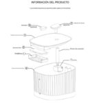 Fuente de gua para Gatos Cascada 7 5