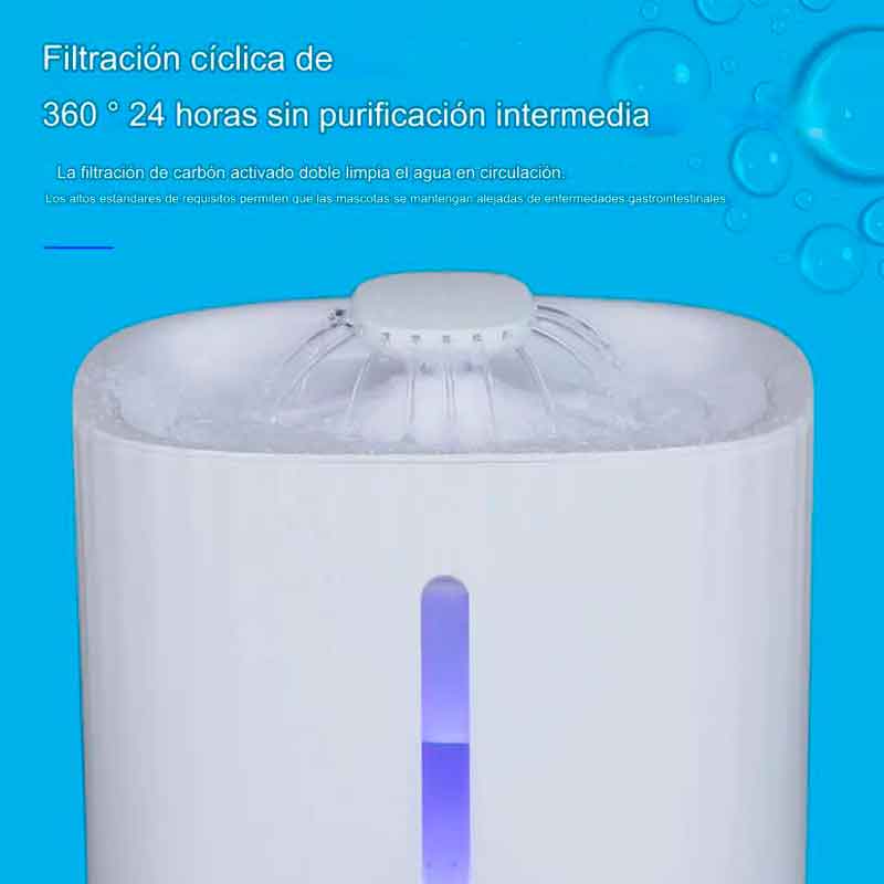 Fuente de gua para Gatos Cascada 7 6