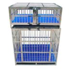 jaula-hospitalaria-veterinaria Jaulas para Hospitalización Veterinaria son jaulas resistentes para perros, están hechas de acero inoxidable y tienen todas las piezas soldadas, lo que significa que nuestra jaula para perros puede evitar que incluso los perros se escapen.