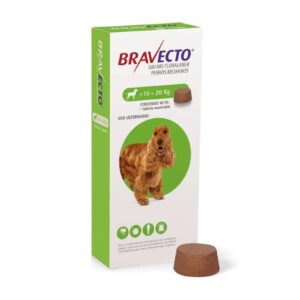 Antiparasitarios 1 Bravecto Perros 10 a 20 KG es un comprimido masticable innovador diseñado para ofrecer una protección eficaz contra pulgas y garrapatas en perros de tamaño pequeño a mediano. Este tratamiento no solo elimina infestaciones existentes, sino que también previene futuras infecciones, asegurando que tu mascota se mantenga saludable y libre de parásitos durante 12 semanas con un solo comprimido.